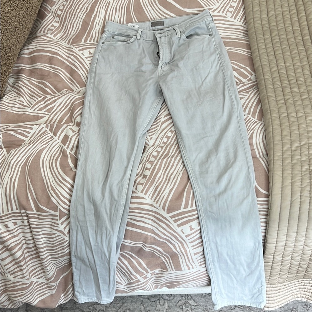 Mother Jeans The Dazzled Ankle Jeans, Chalk it Up, Size 27